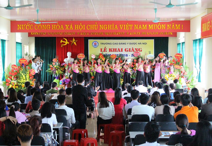 Lễ khai giảng năm học 2016 – 2017 và kỷ niệm 34 năm ngày nhà giáo Việt Nam 20/11.