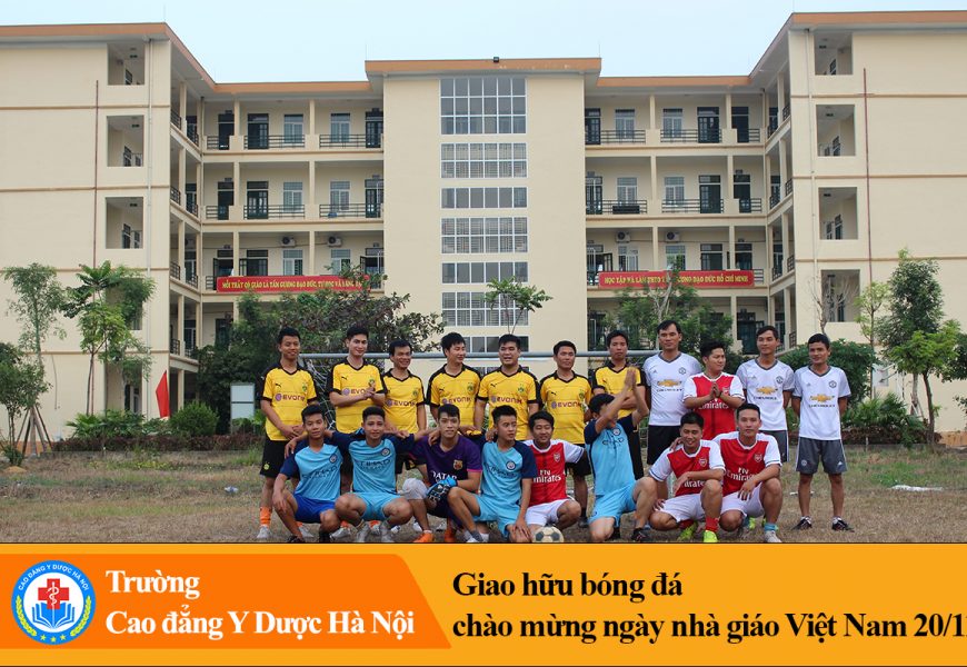 Giao lưu bóng đá chào mừng ngày nhà giáo Việt Nam 20-11