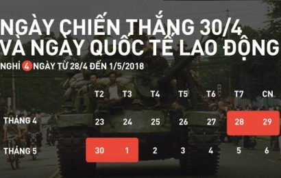 [THÔNG BÁO] LỊCH NGHỈ LỄ 30/4 & 1/5 – TRƯỜNG CAO ĐẲNG Y DƯỢC HÀ NỘI