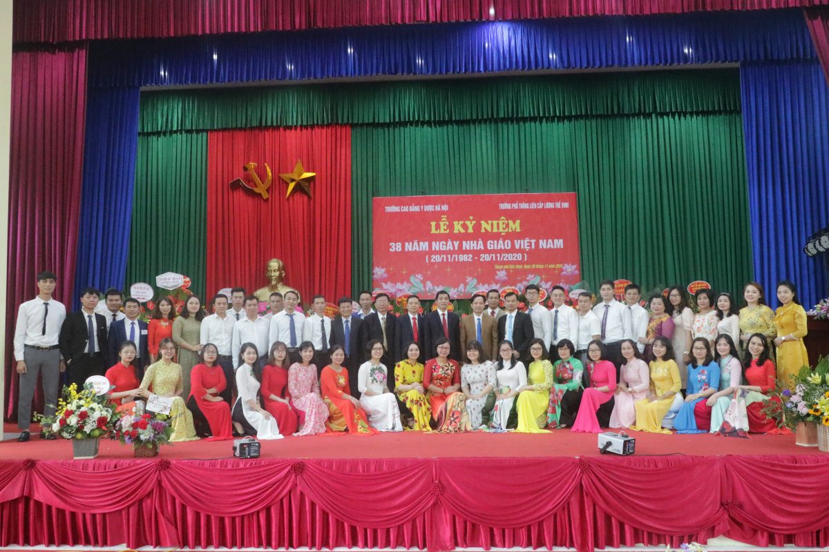 Trường Cao đẳng Y Dược Hà Nội – Cơ sở Bắc Ninh và Trường THPT Lương Thế Vinh tổ chức Kỷ niệm 38 năm ngày nhà giáo Việt Nam (20/11/1982 – 20/11/2020)