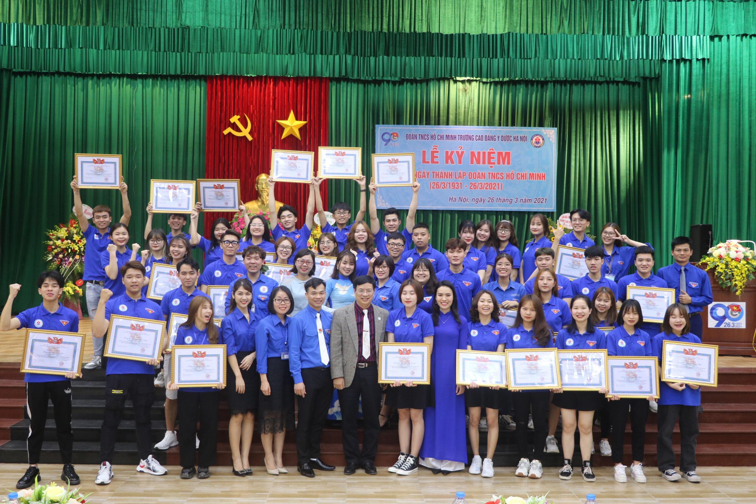 Trường Cao Đẳng Y Dược Hà Nội Kỷ niệm 90 năm ngày thành lập Đoàn TNCS Hồ Chí Minh (26/3/1931 – 26/3/2021).