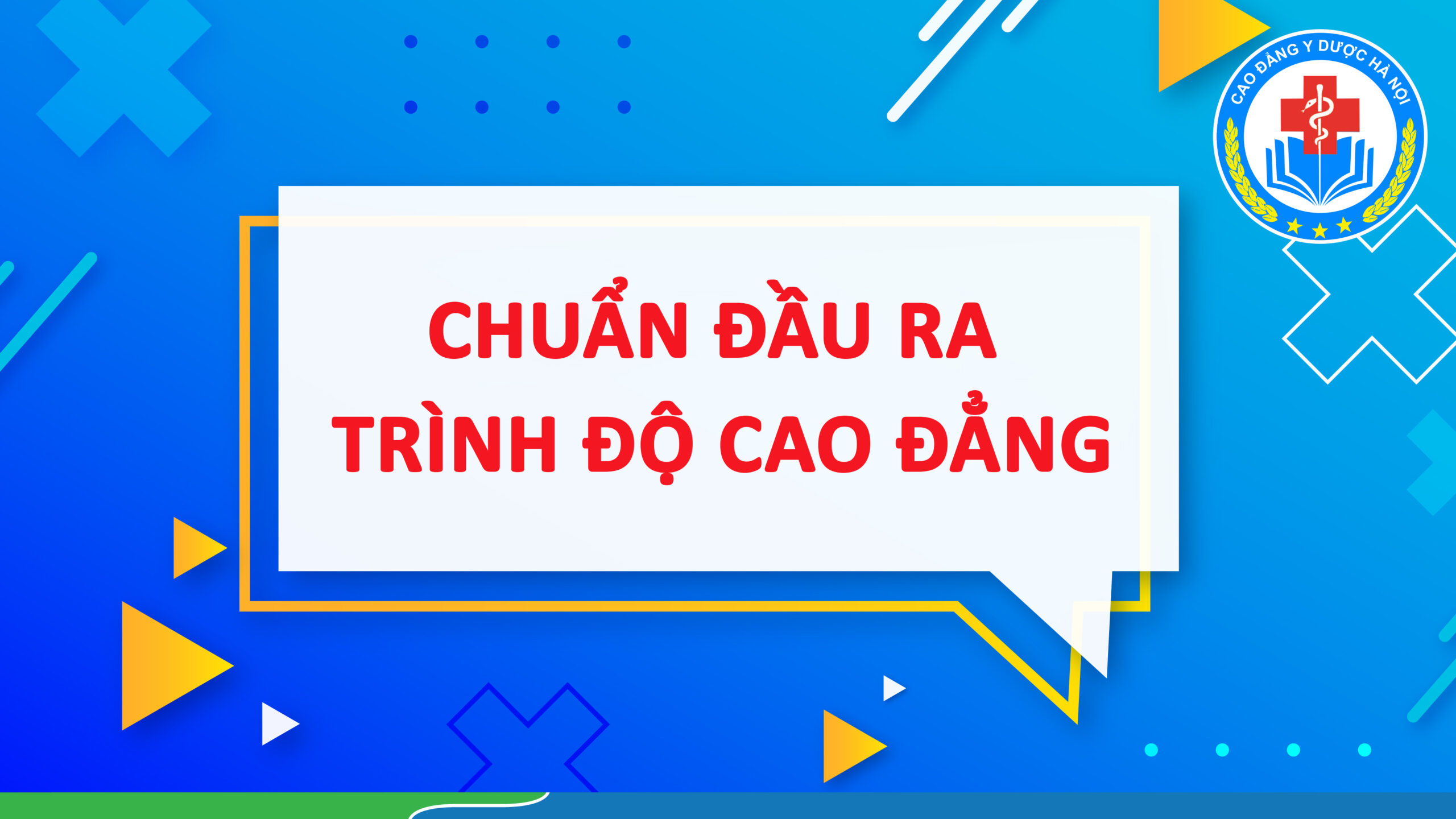 CHUẨN ĐẦU RA TRÌNH ĐỘ CAO ĐẲNG